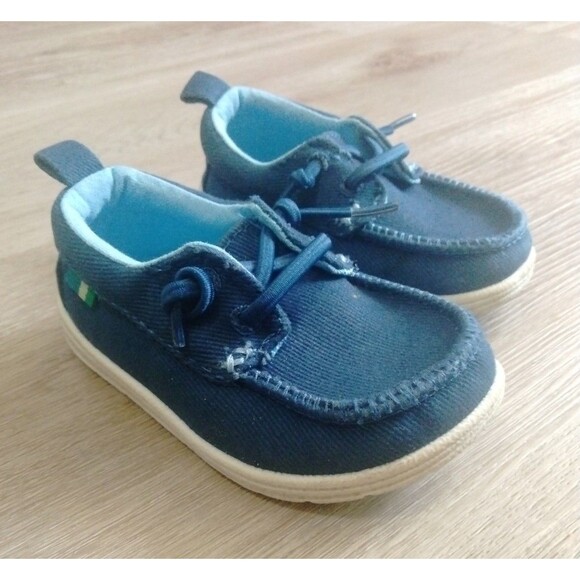 Cat & Jack boys slip on shoe size 5 blue - Picture 1 of 5